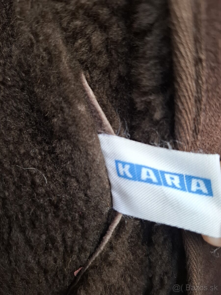 Pánsky zimný kabát z pravej ovčej kože a vlny KARA - 5