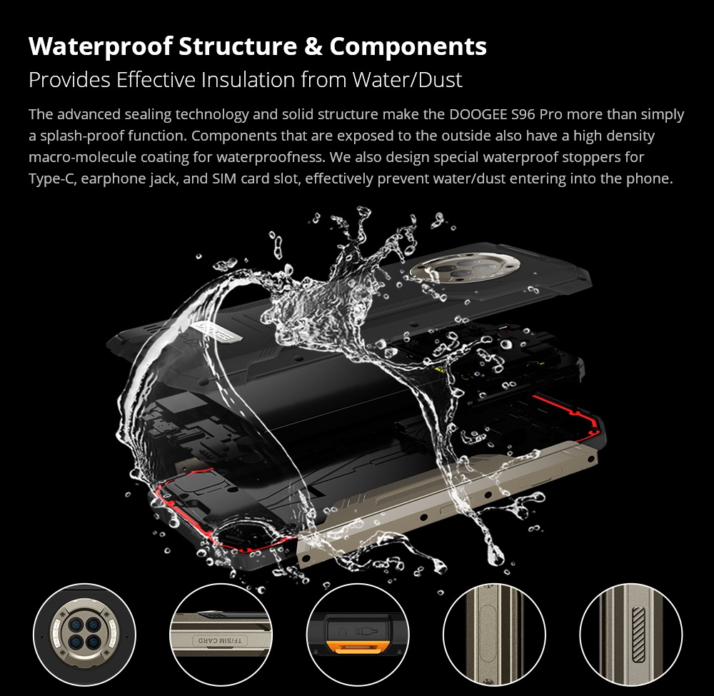 Doogee s 96 Pro/ s96 GT - IP 68/69 - 5