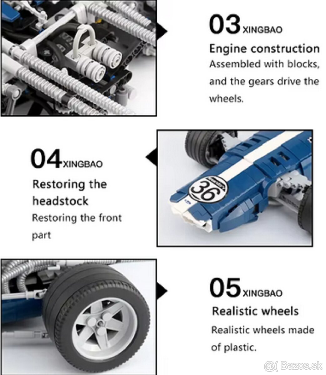 Stavebnice vozu Ford F1 - 5