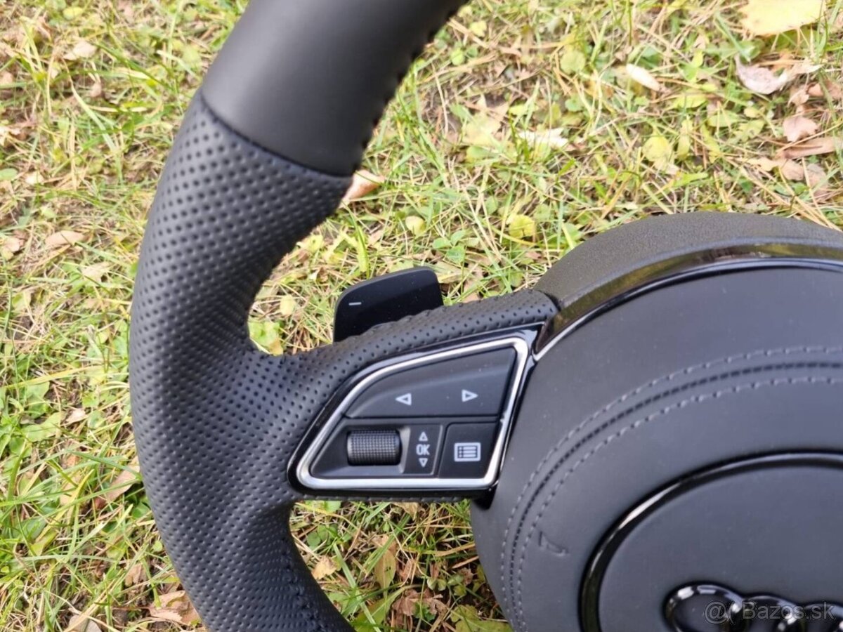 KOMPLET VOLANT AUDI KOŽENÝ PERFOROVANY MULTIFUNKCNY - 5