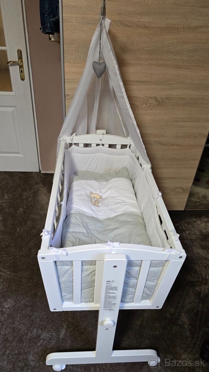 Detská postieľka, kolíska - 5