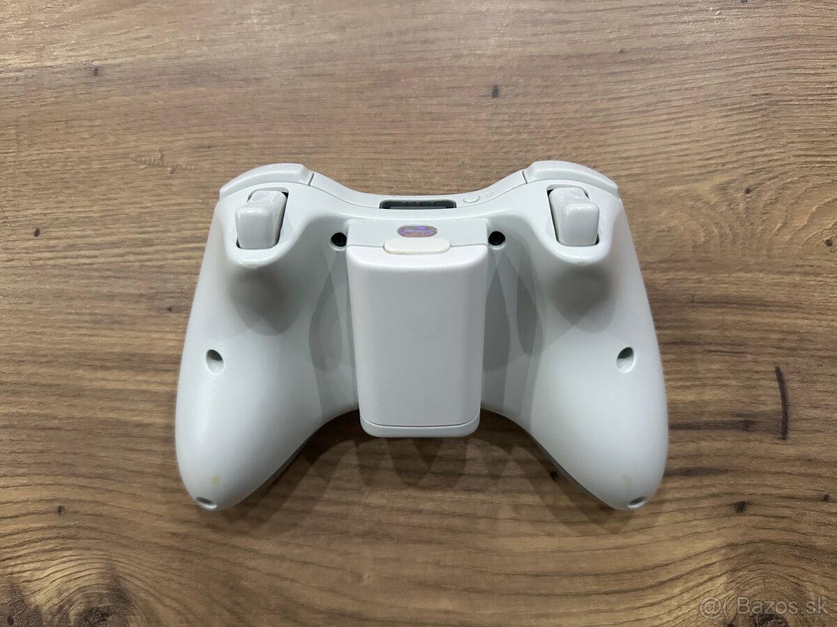 Originál bezdrôtový ovládač na XBOX 360 White - 5