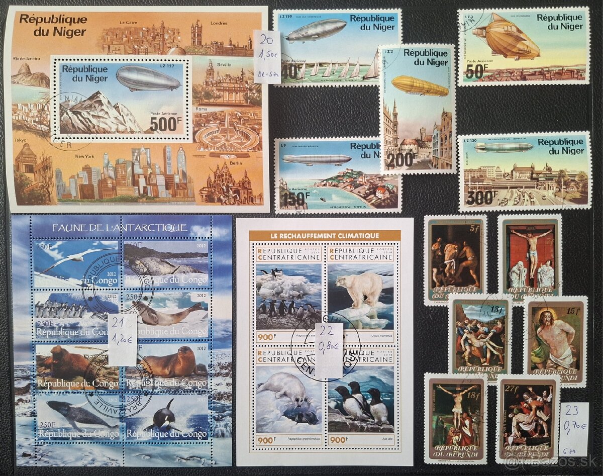 Postove znamky 5 (91poloziek) - 5