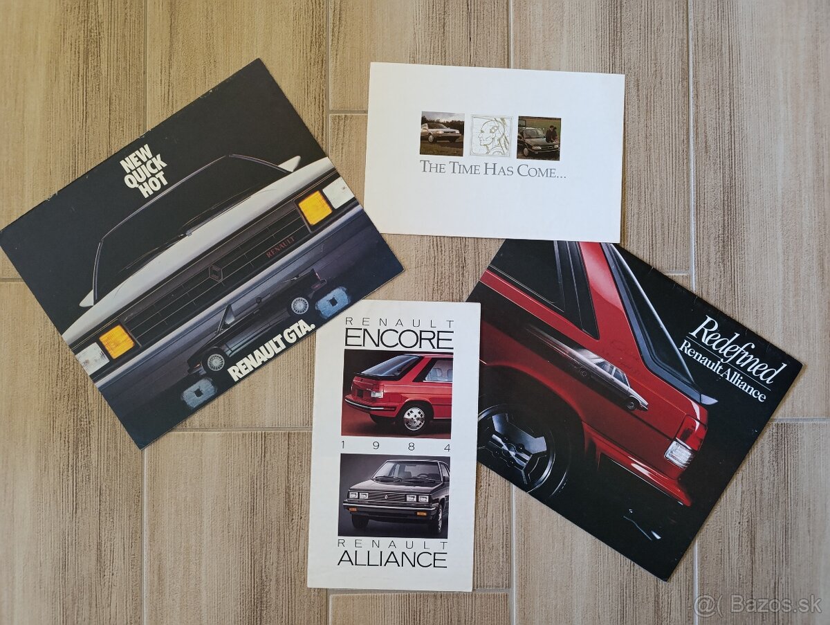 Prospekty Renault 50. až 90. léta. - 5