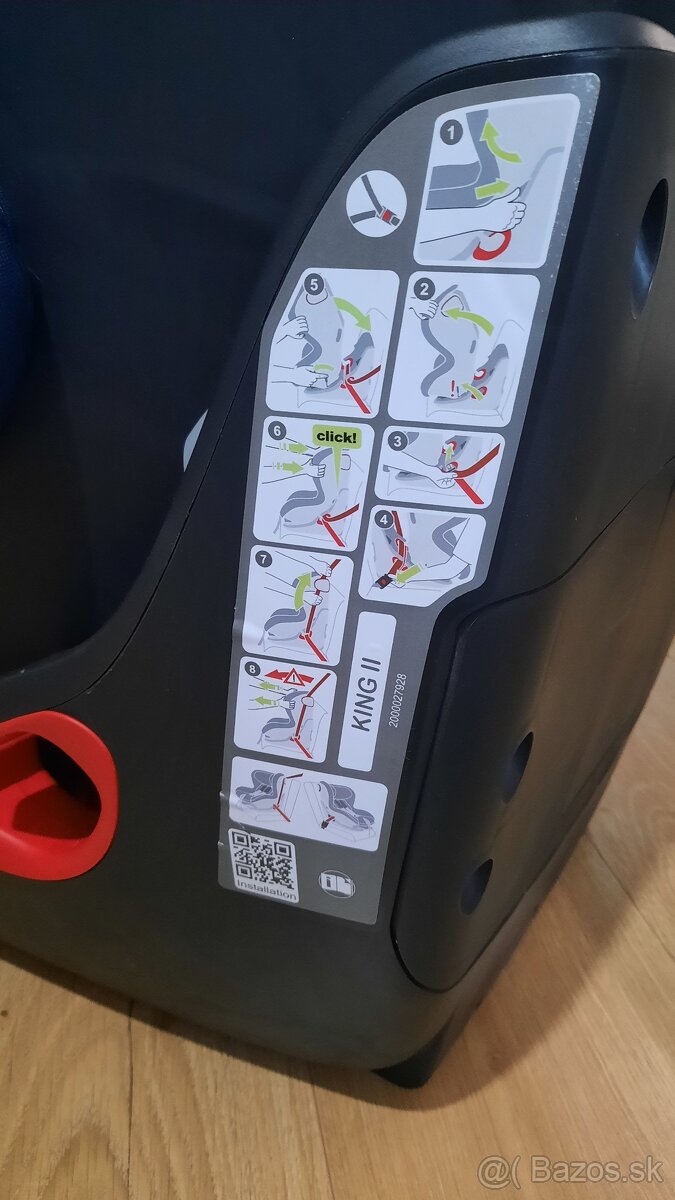 Autosedačka Britax Römer KING II 2022, tmavomodrá - 5