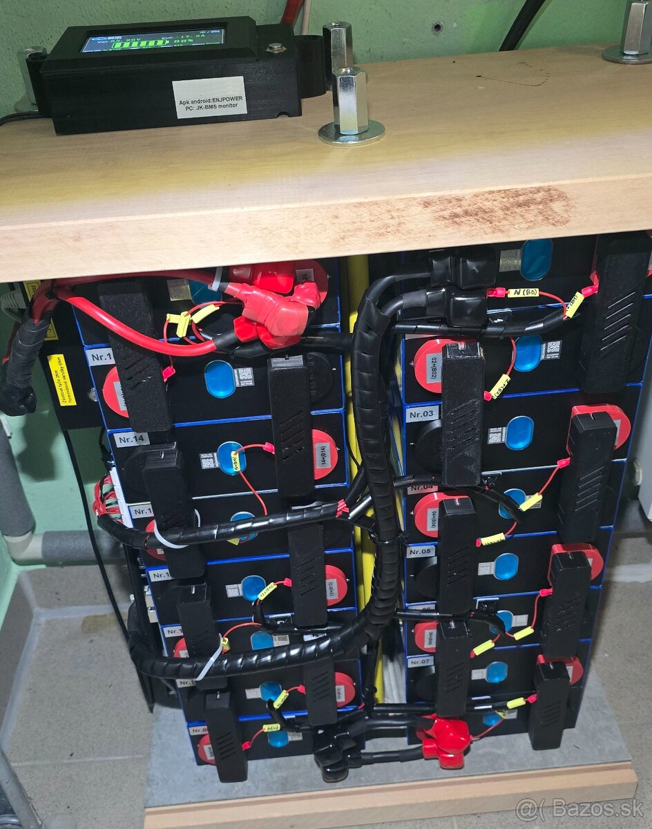 LiFePo4 Batéria 314AH , 16kW JKBMS, EVE TOP 1.trieda - 5