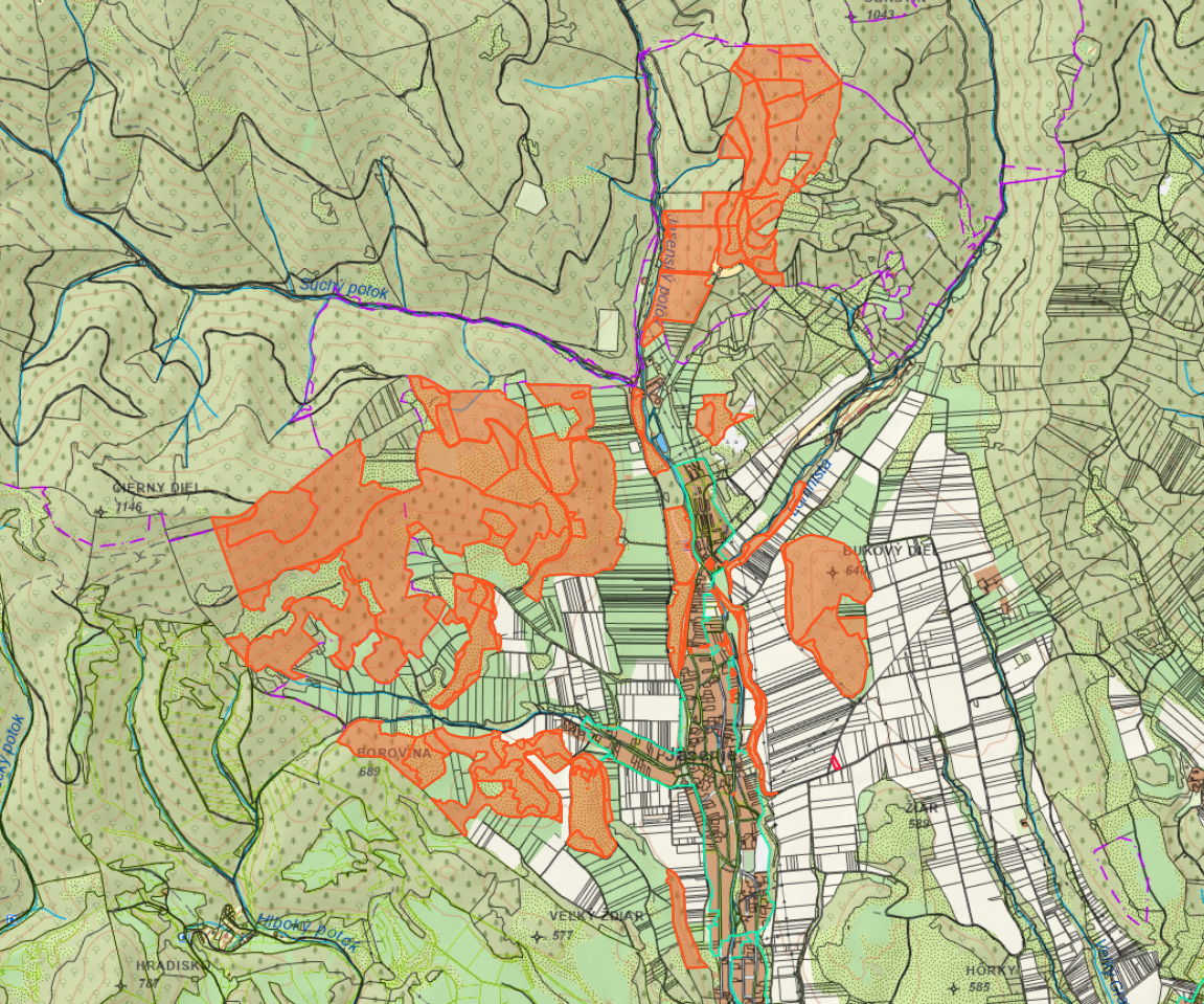 Jasenie - 20.818 m² (urbár), podhorie Nízkych Tatier - 5