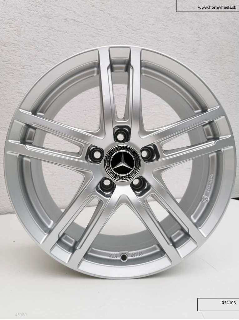 Nové Dezent Mercedes 7,5X17 ET36 5X112 Alu disky 1204 - 5