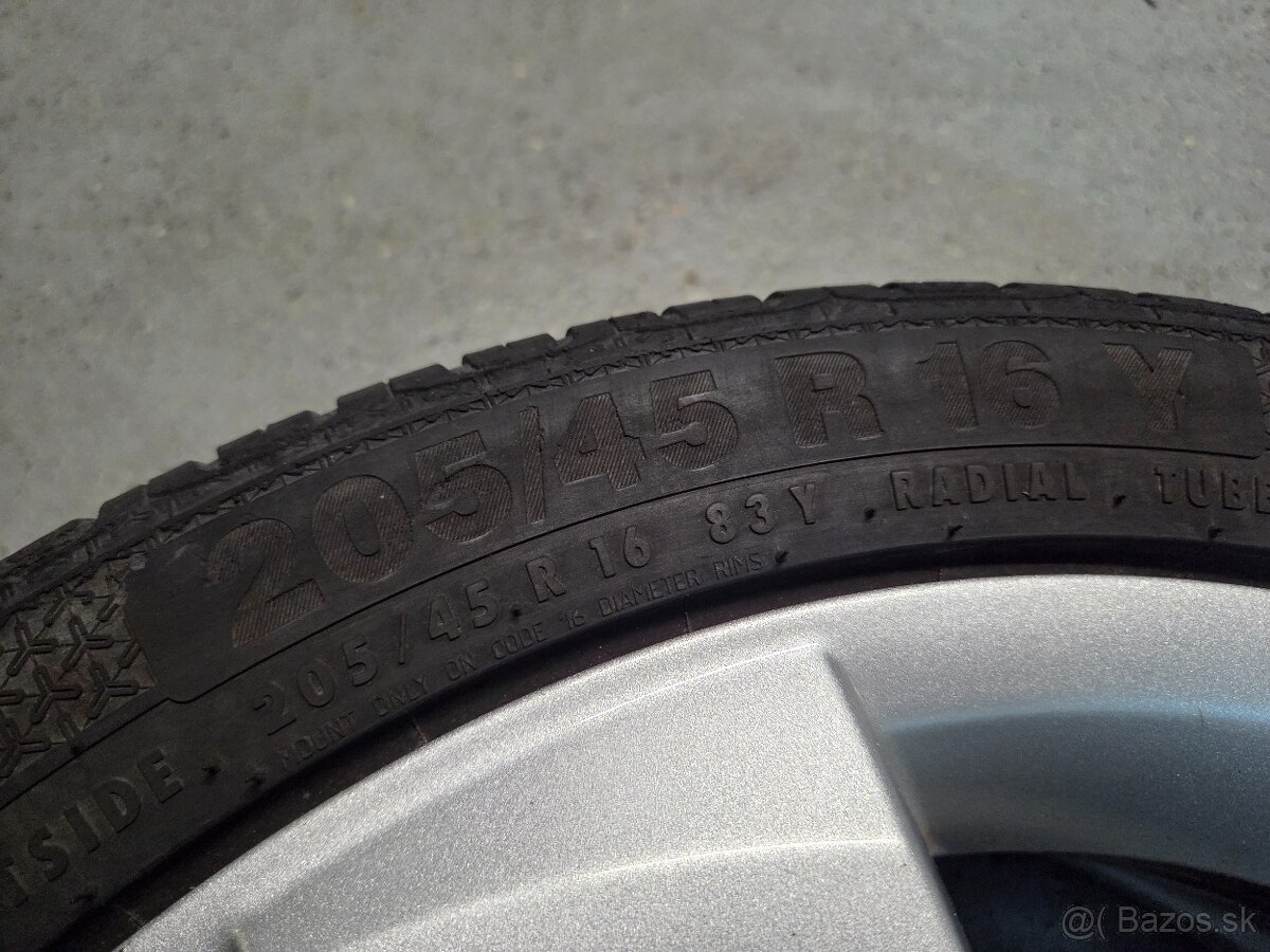 alu 16" ŠKODA (5x100), pneu - 5