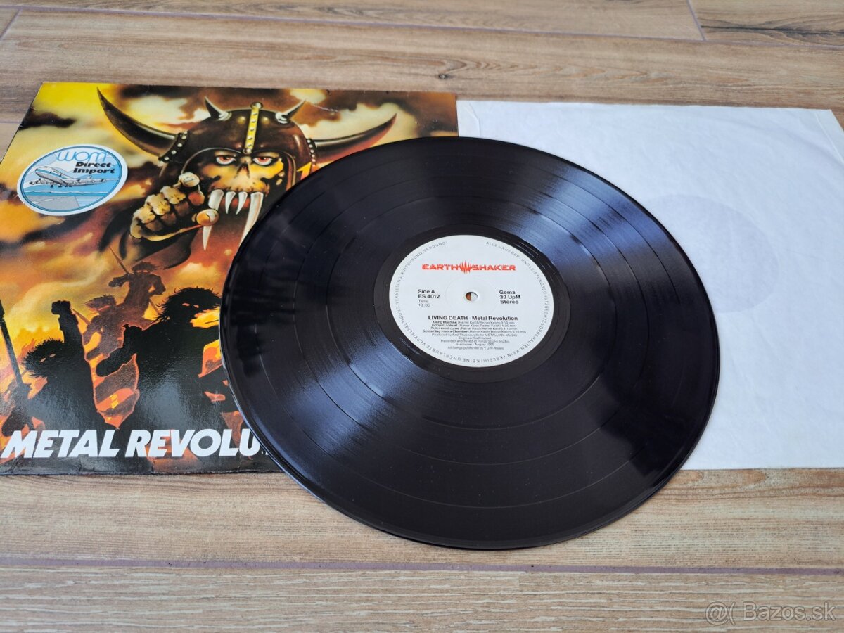 Lp LIVING DEATH- Metal Revolution / EX - 5