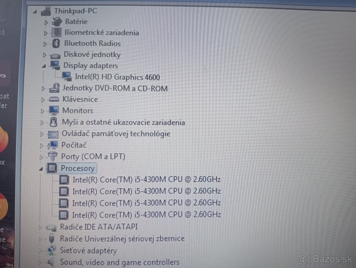predám Lenovo thinkpad T440p , Intel core i5 , 8gb ram ,ssd - 5
