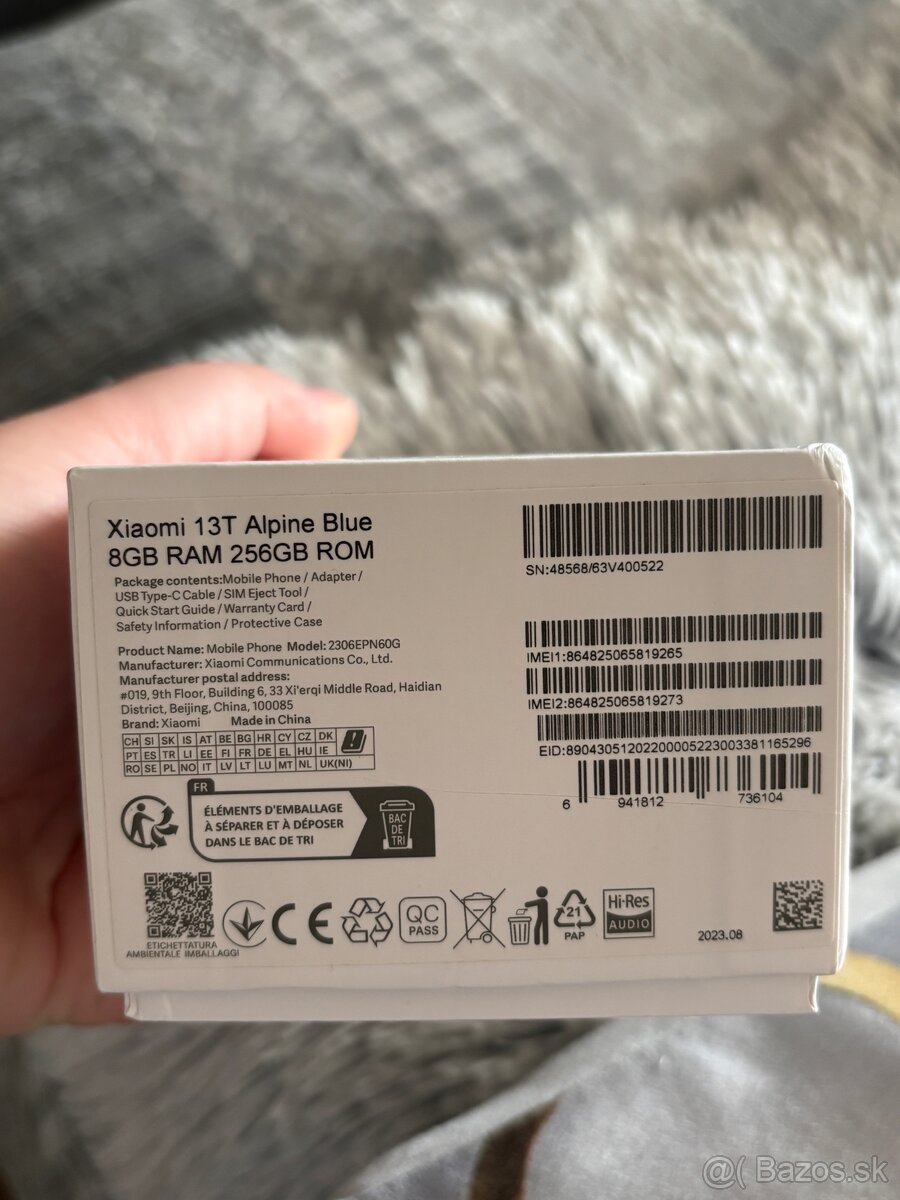 XIAOMI 13T -> 256 GB - 5