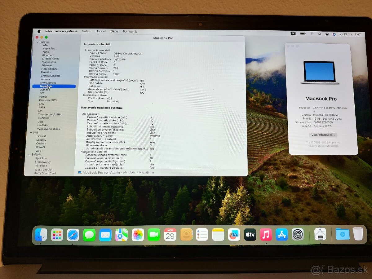 MacBook Pro A1398 | i7 | 16 GB RAM | 512 GB SSD|System 2022 - 5