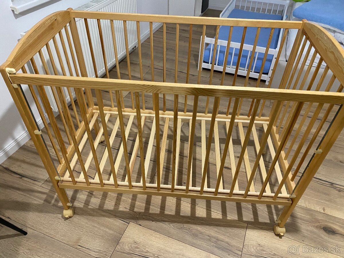 Detská postieľka na kolieskach - 5