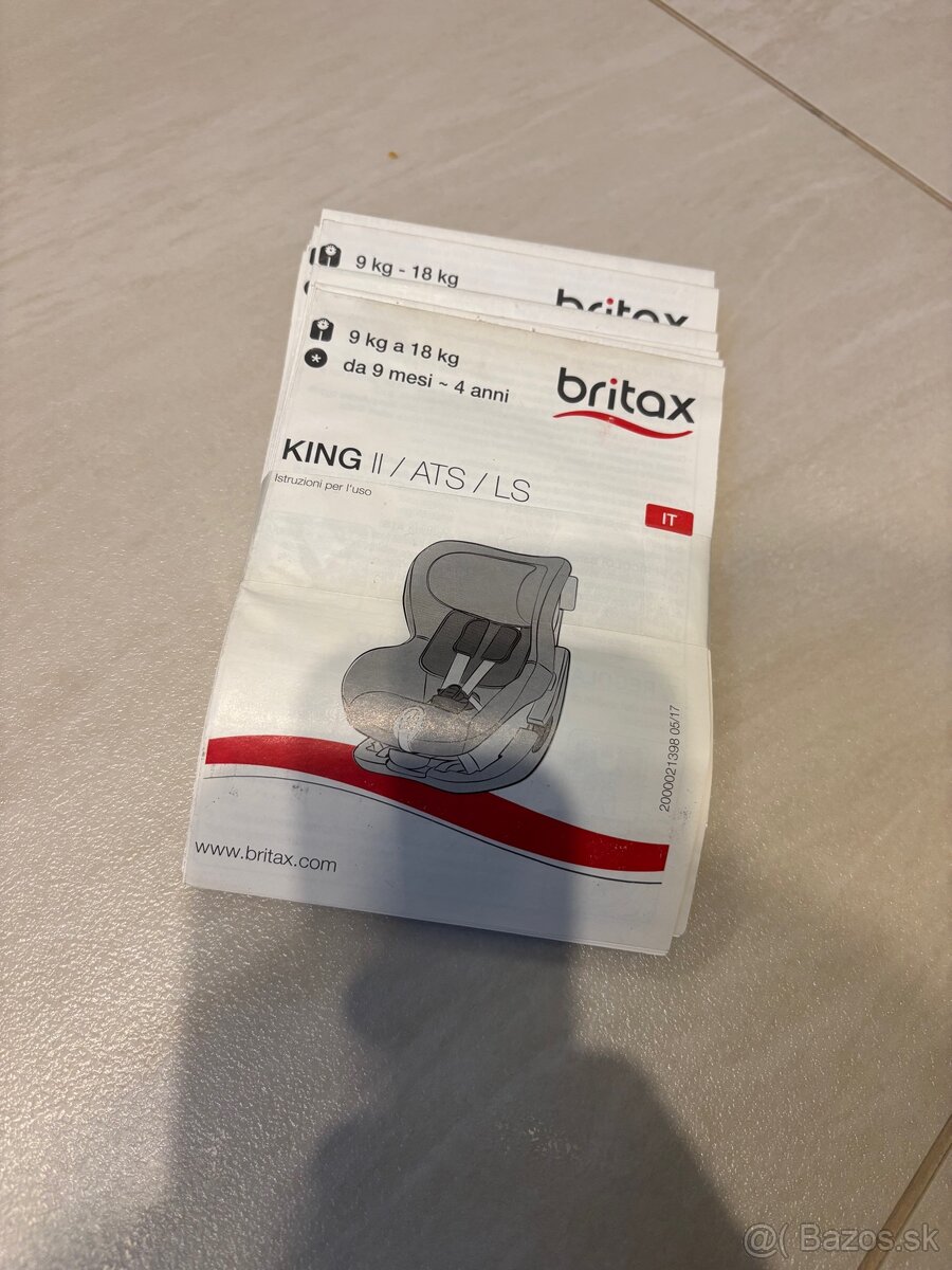 Autosedačka Britax Römer King II - 5