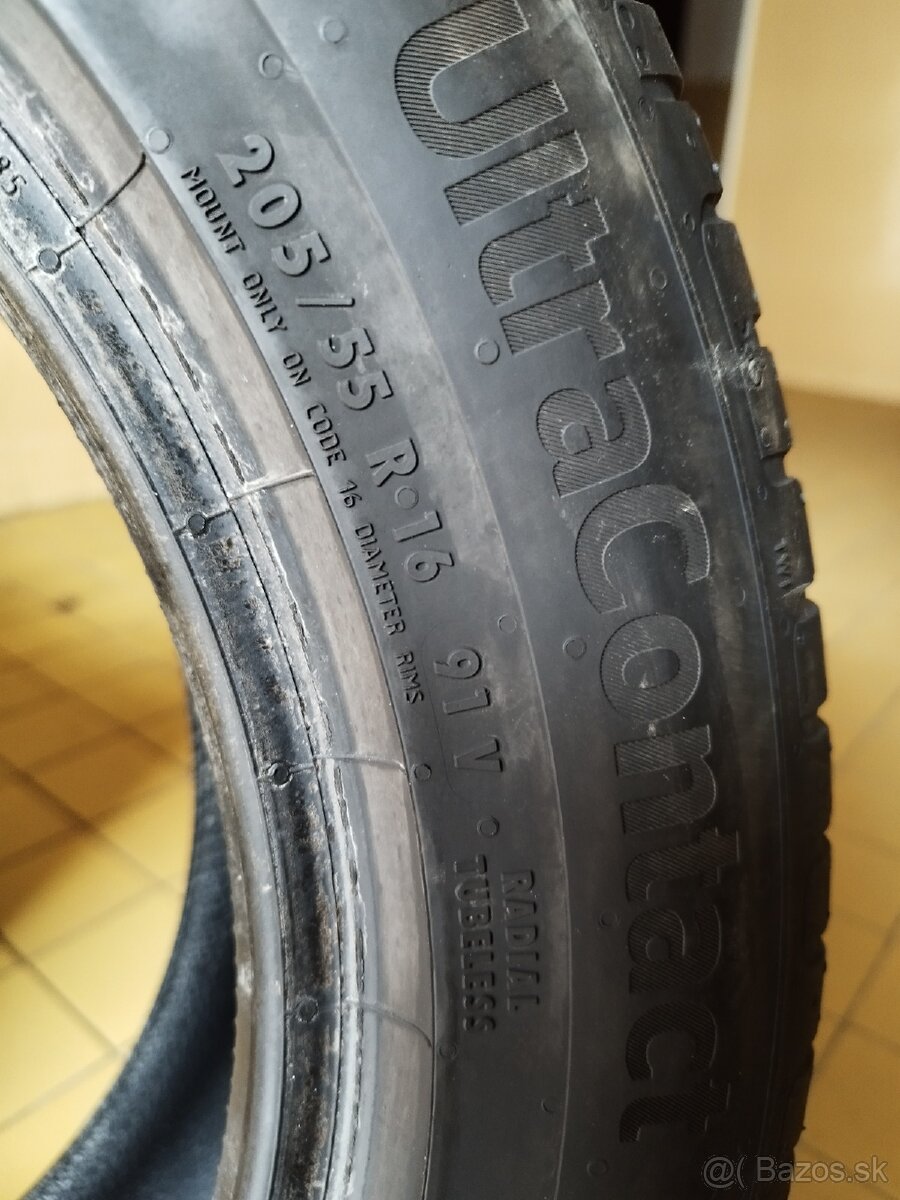 letne pneumatiky 205/55 r16 Continental golf7 - 5