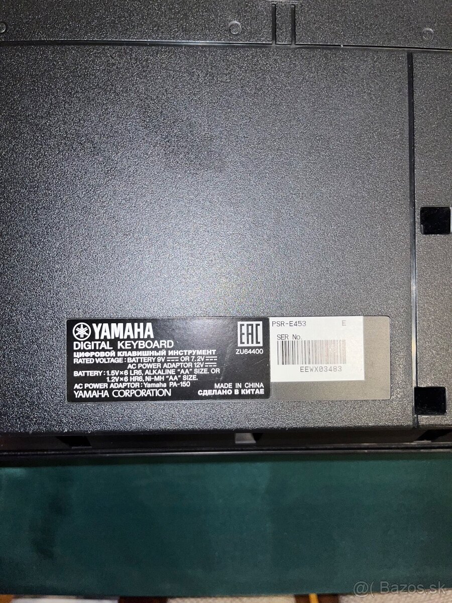 Syntetizátor YAMAHA PSR-E453 - 5