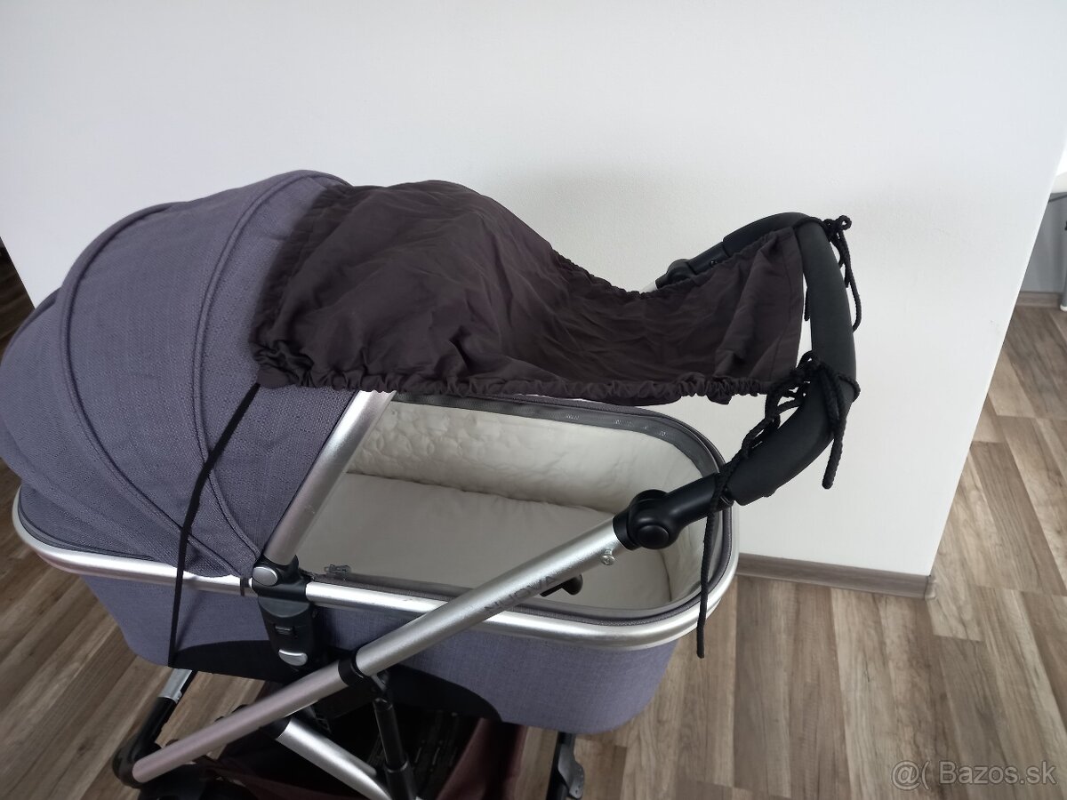 Trojkombinacia kociar Moon Novua2019,vajicko Cybex+adapter - 5