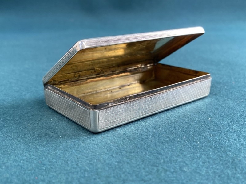 Strieborná gravírovaná krabička v Rokoko štýle 13lot - 5