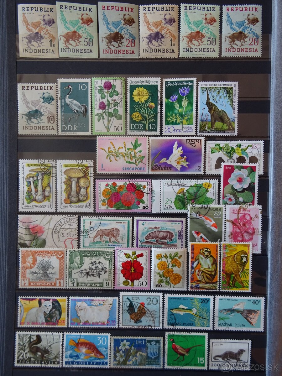 Pekná zbierka známok FAUNA a FLÓRA - 5