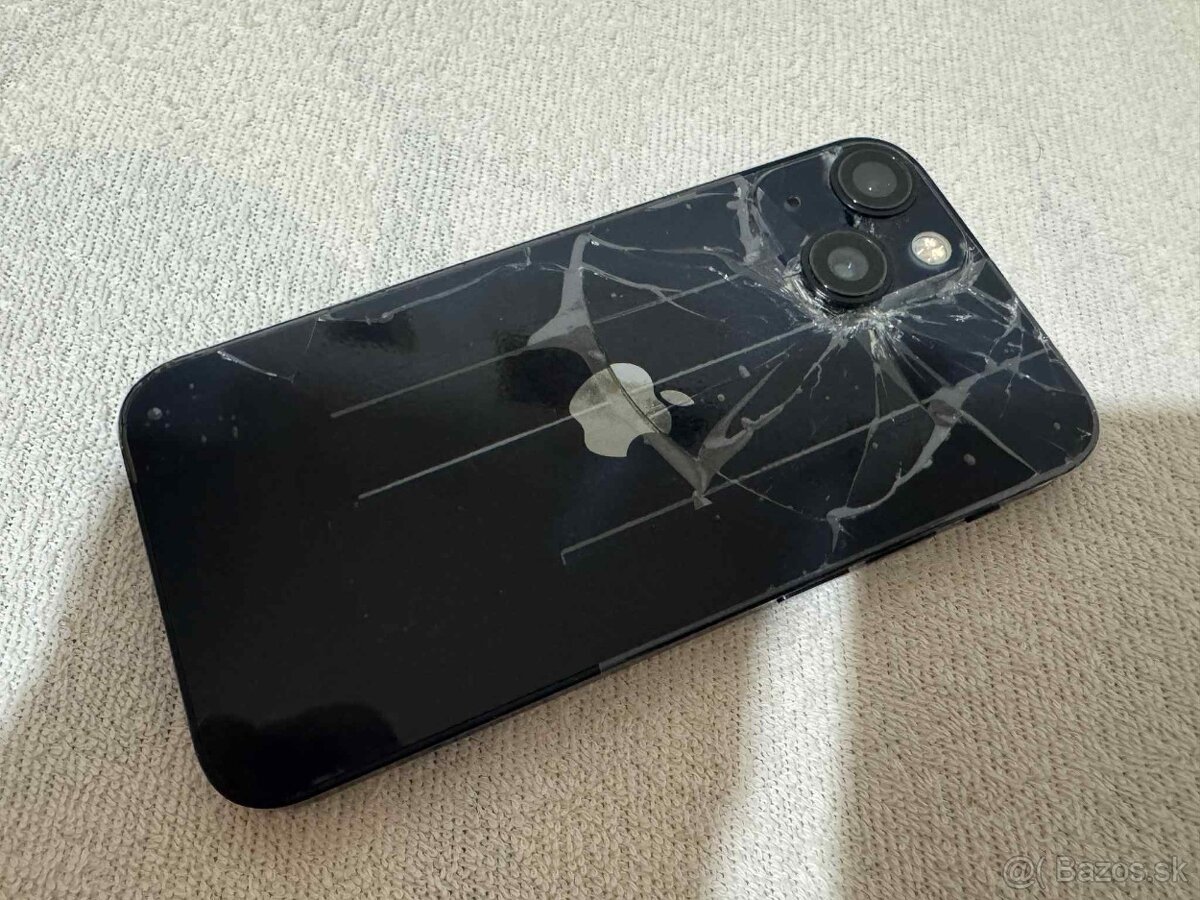 iPhone 13 mini 128GB - rozbitý zadok a neoriginálny displej - 5