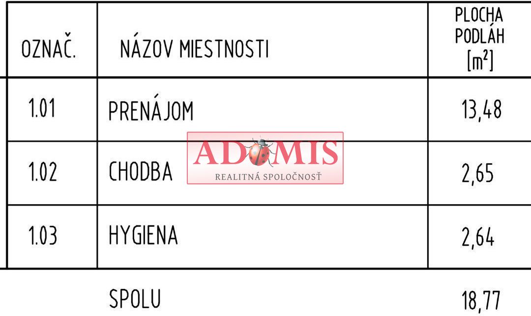 komerčný priestor, centrum mesta Košice, 19 m2 - 5