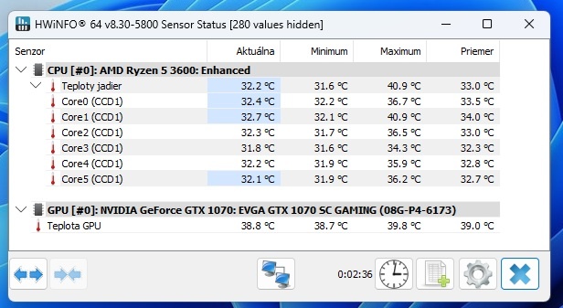 Herný PC,Ryzen 5 3600,GTX 1070 8GB,16GB RAM,M.2 - 5