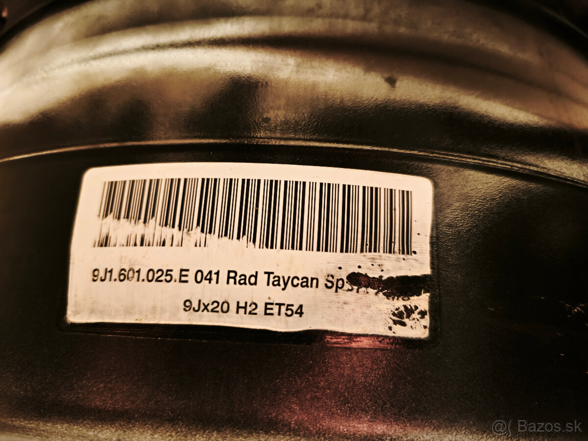 Porsche Taycan - originál 20" alu disky - 5