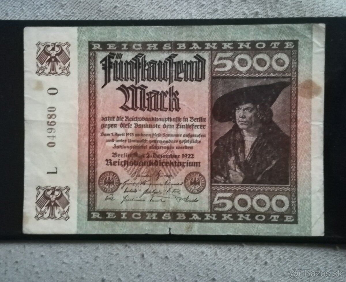 BANKOVKY NEMECKA RISA - 5