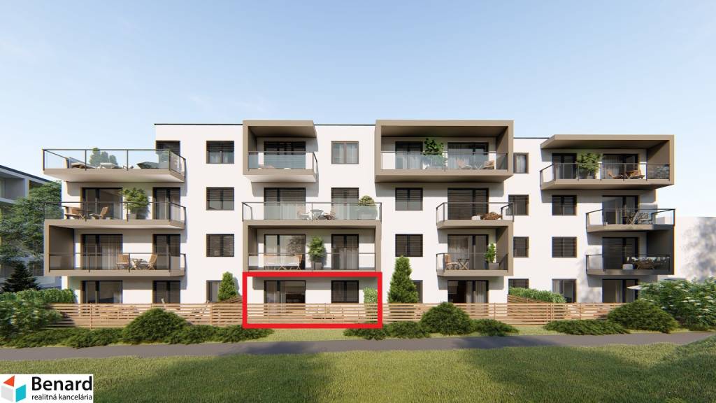 BD – RELAX; 2 IZBOVÝ BYT; 1.NP; ZÁHRADKA; 68,3m2; - 5