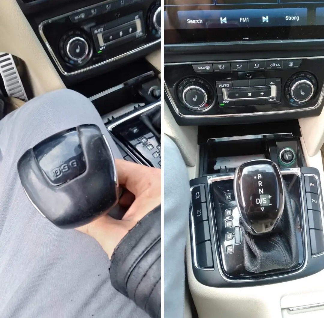 Podsvietena DSG hlavica LED hlavica volič prevodovky - 5