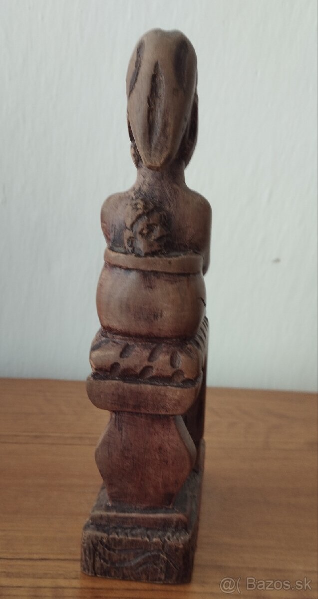 Africká drevená soška - 5