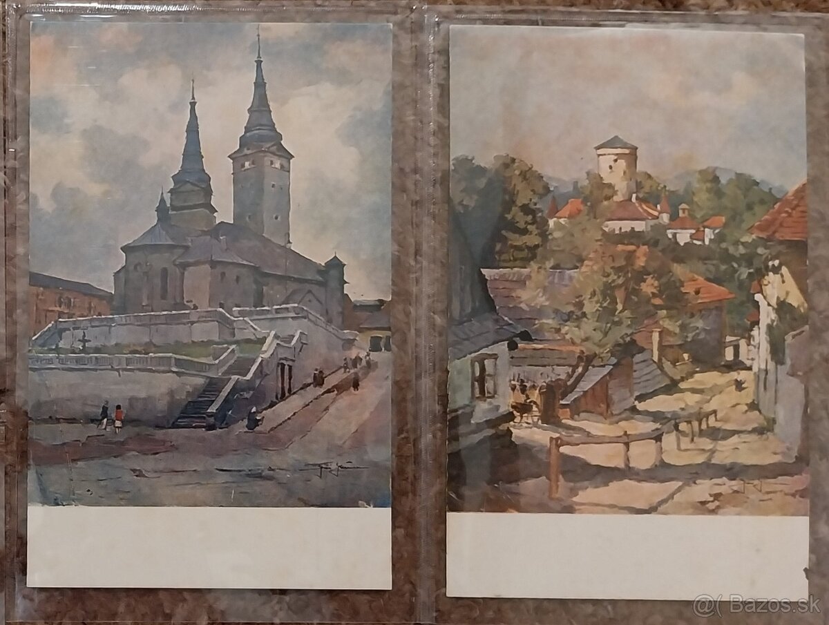 Pohľadnice - ŽILINA (čiernobiele + malý formát) - 5