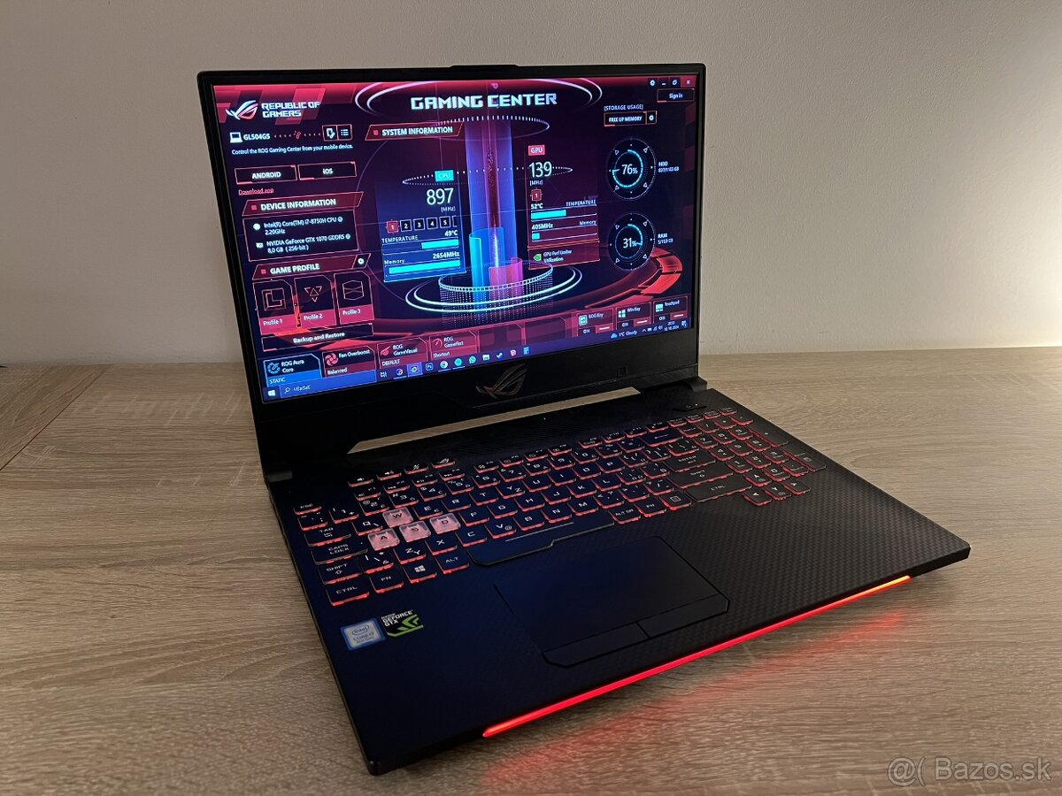 Herný notebook ASUS ROG STRIX SCAR II GL504GS - 5
