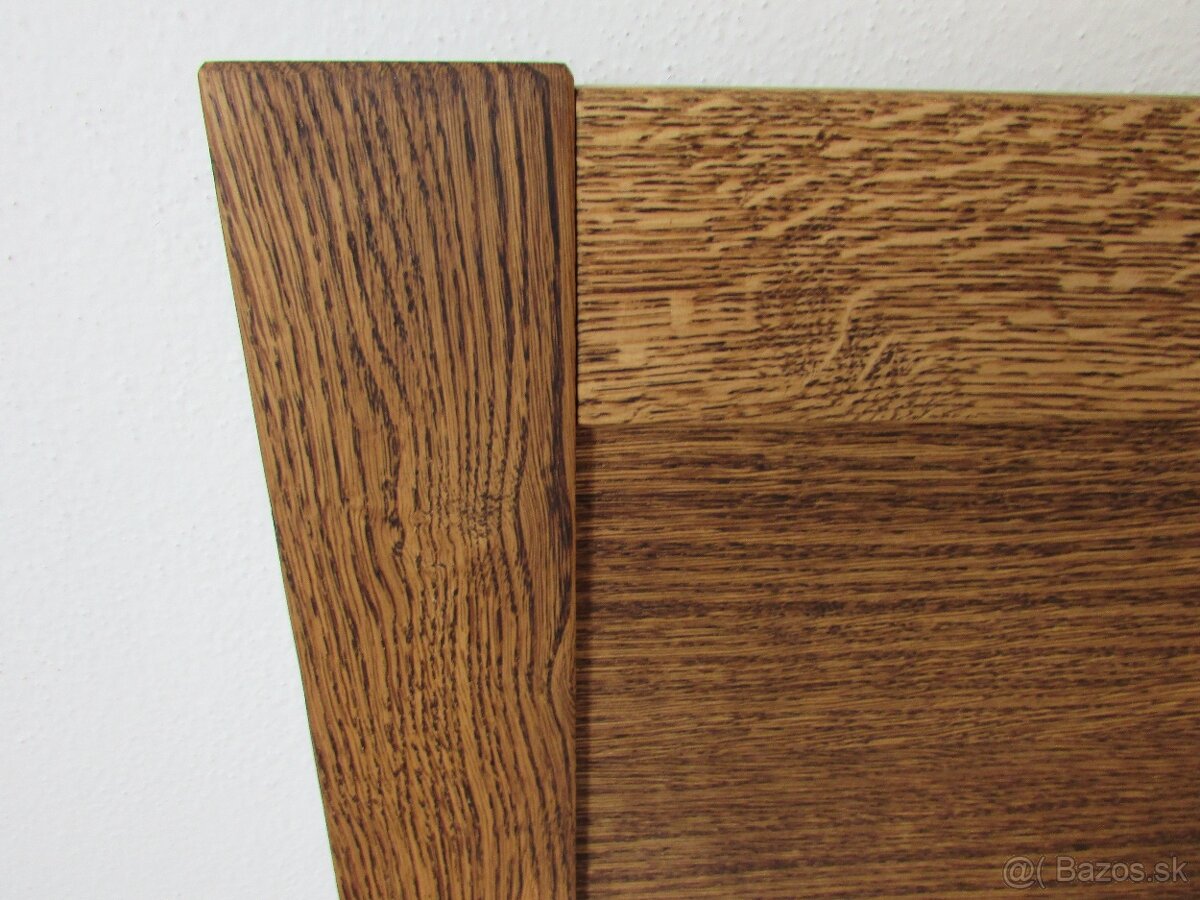 Luxusná dubová postel Klára + zdarma 2 masívne stolíky - 5