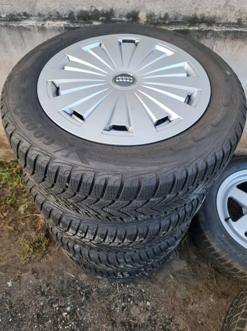 sada alu kol Audi 16" – originál disky + - 5
