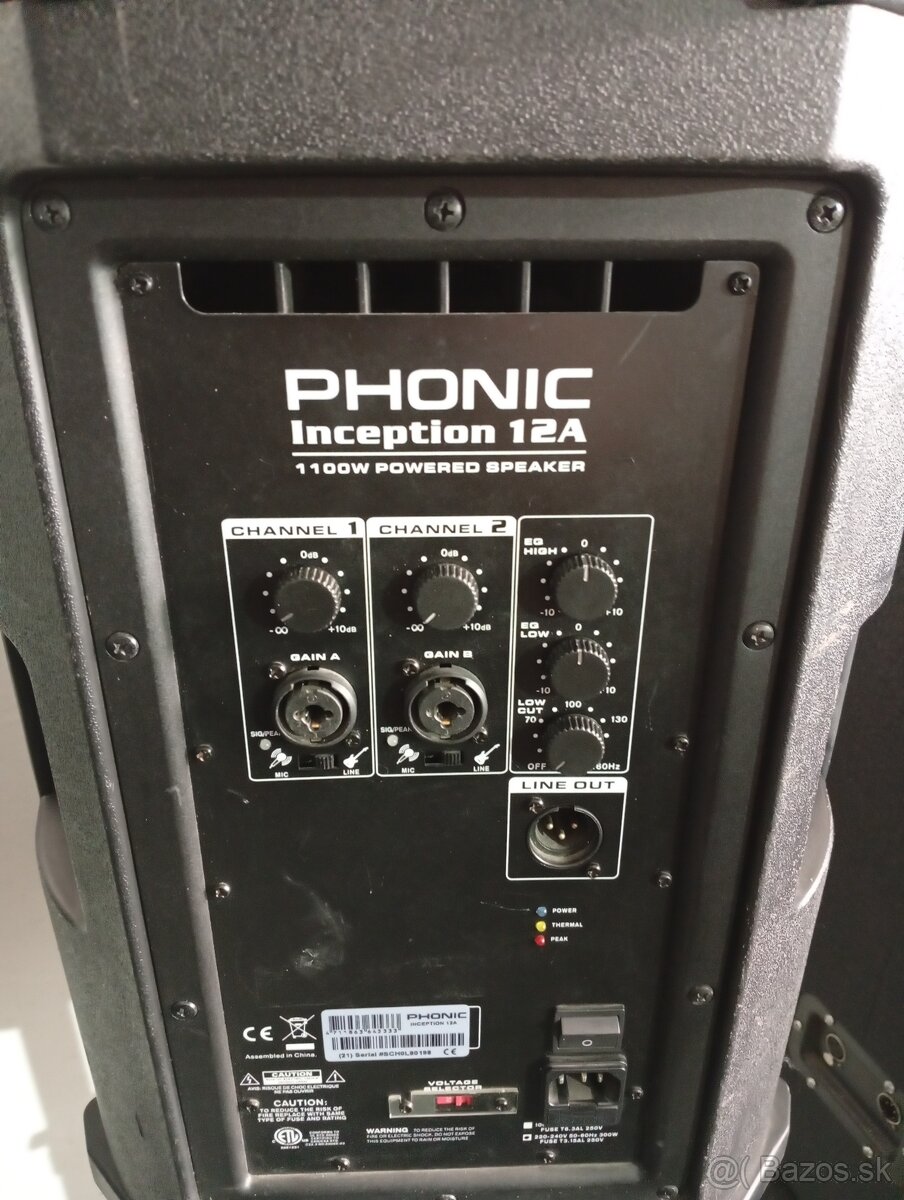 Aktívna aparatúra 2x1100W - 5