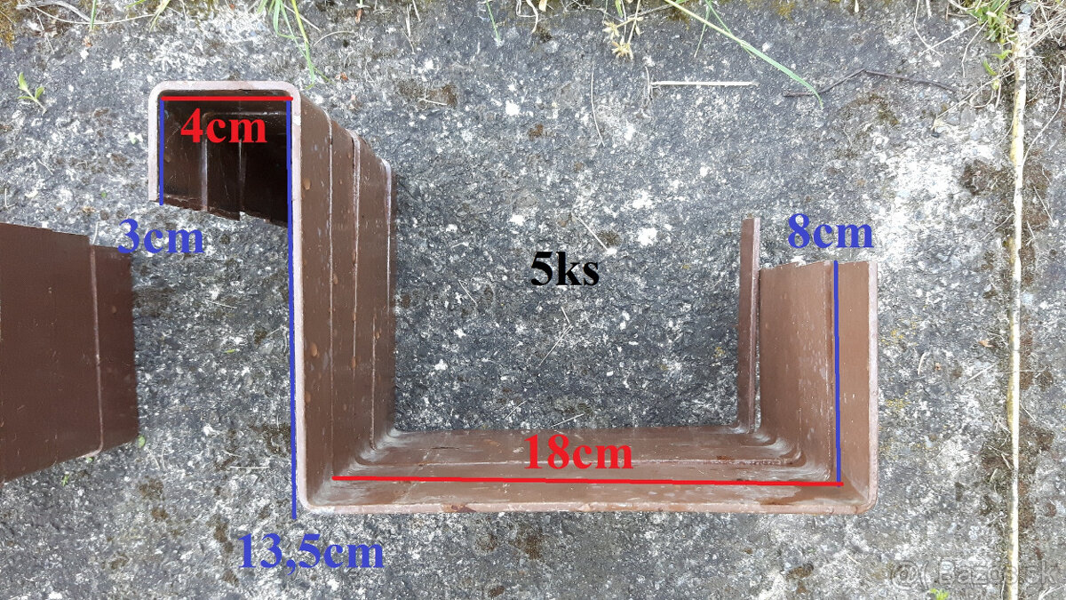 železné držiaky na kvetináče - 5