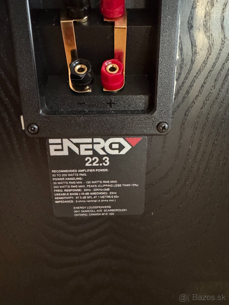 Predam kanadske reprosustavy Energy 22.3 - 5