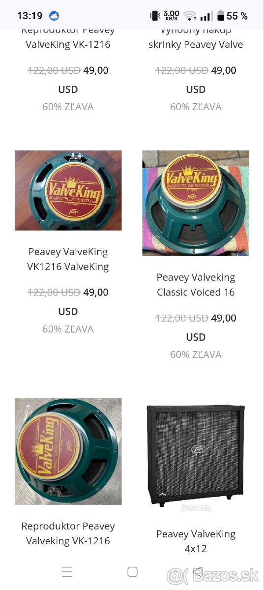 Reproduktory Peavey Valveking VK 1216, len 100€ - 5