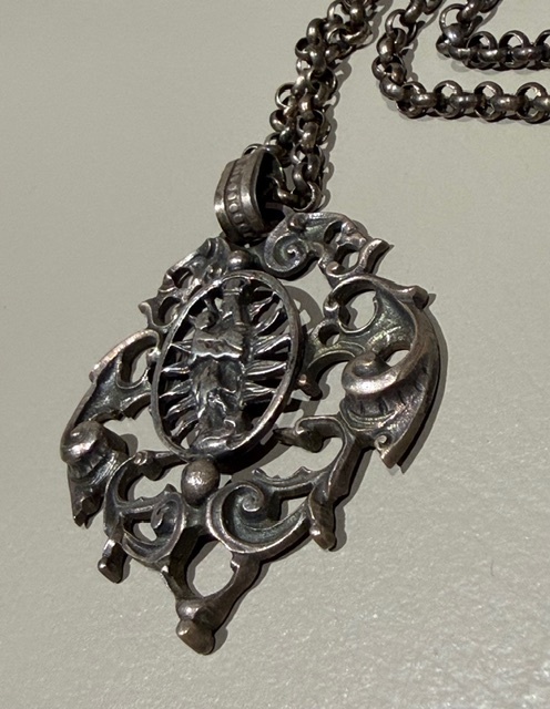 strieborná retiazka s príveskom - 5