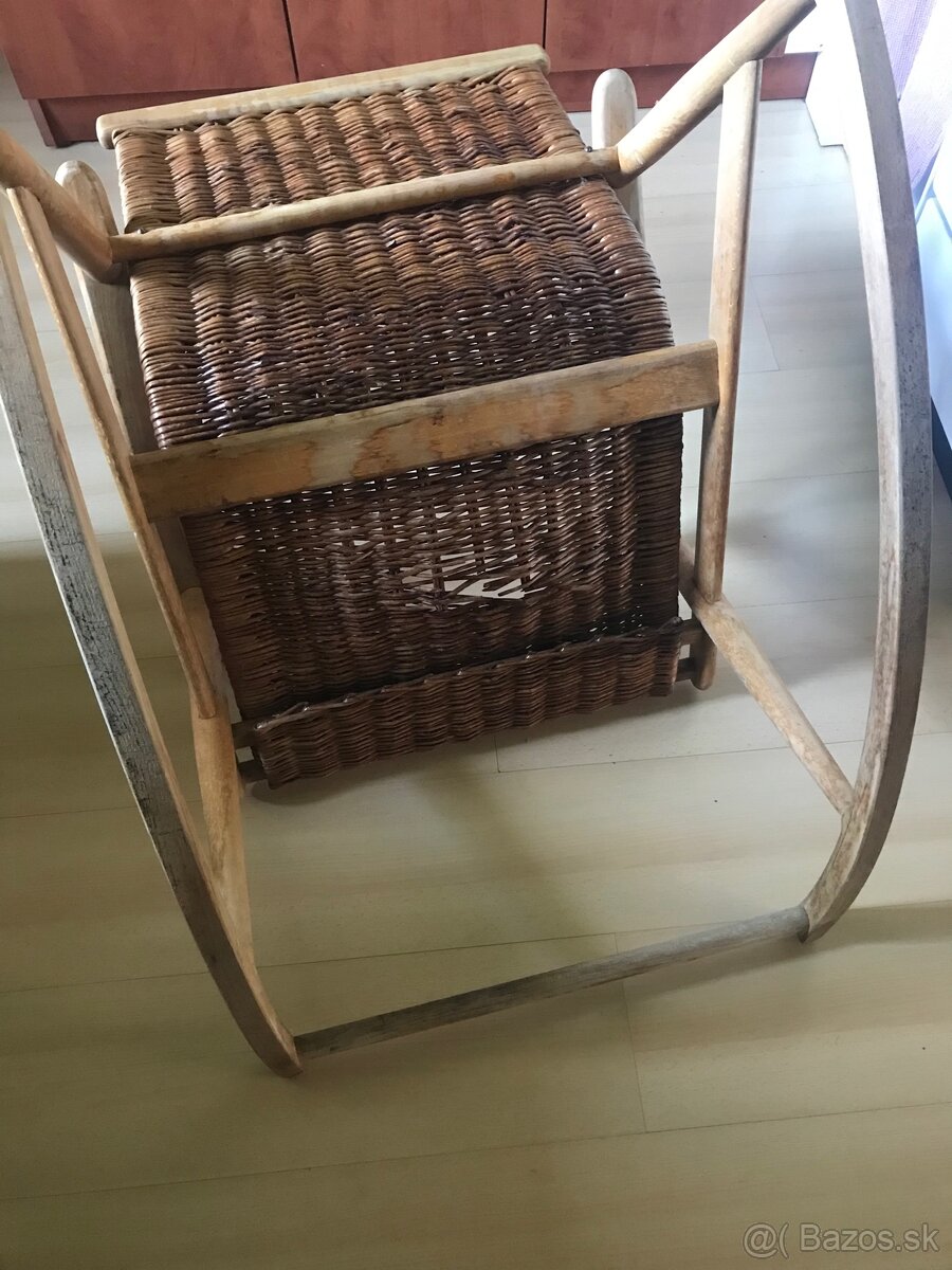 Retro hojdacie kreslo. - 5