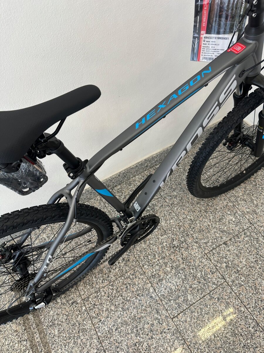 Kross Hexagon 3.0, veľ. M(19") 27,5, bicykel, Graphite-blue - 5