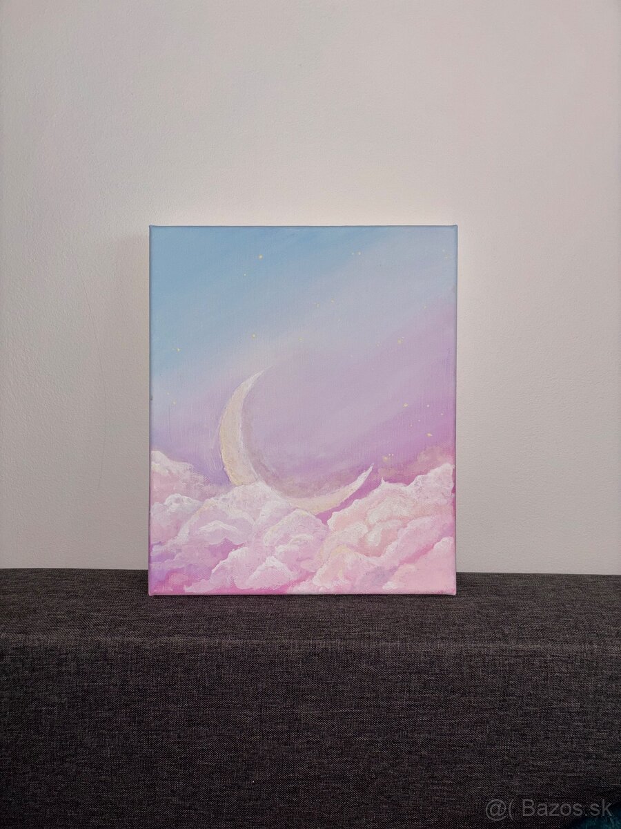 Rucne malovany obraz tempery na platne - 5