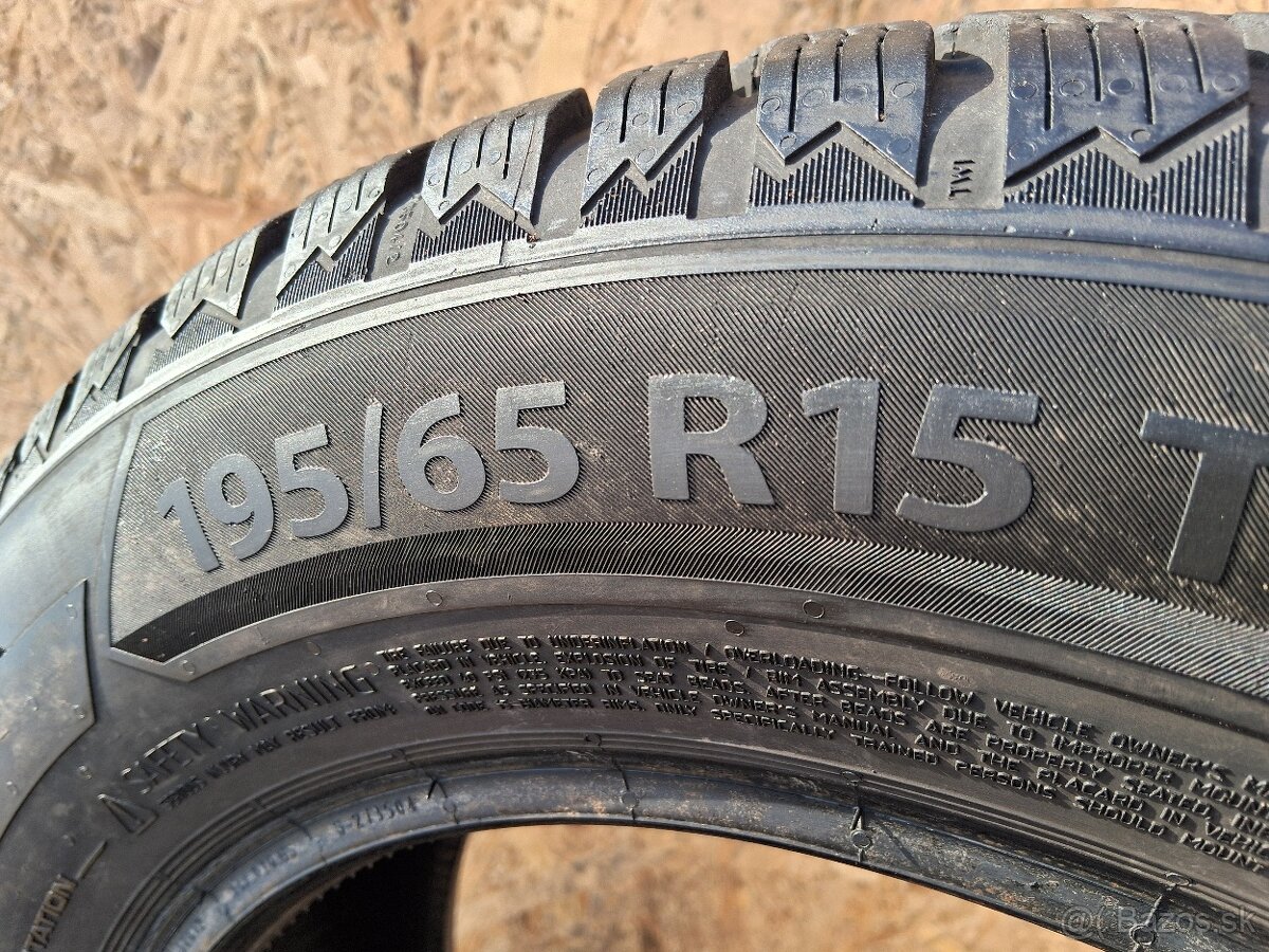 195/65 r15 zimne pneumatiky 2 kusy - 5