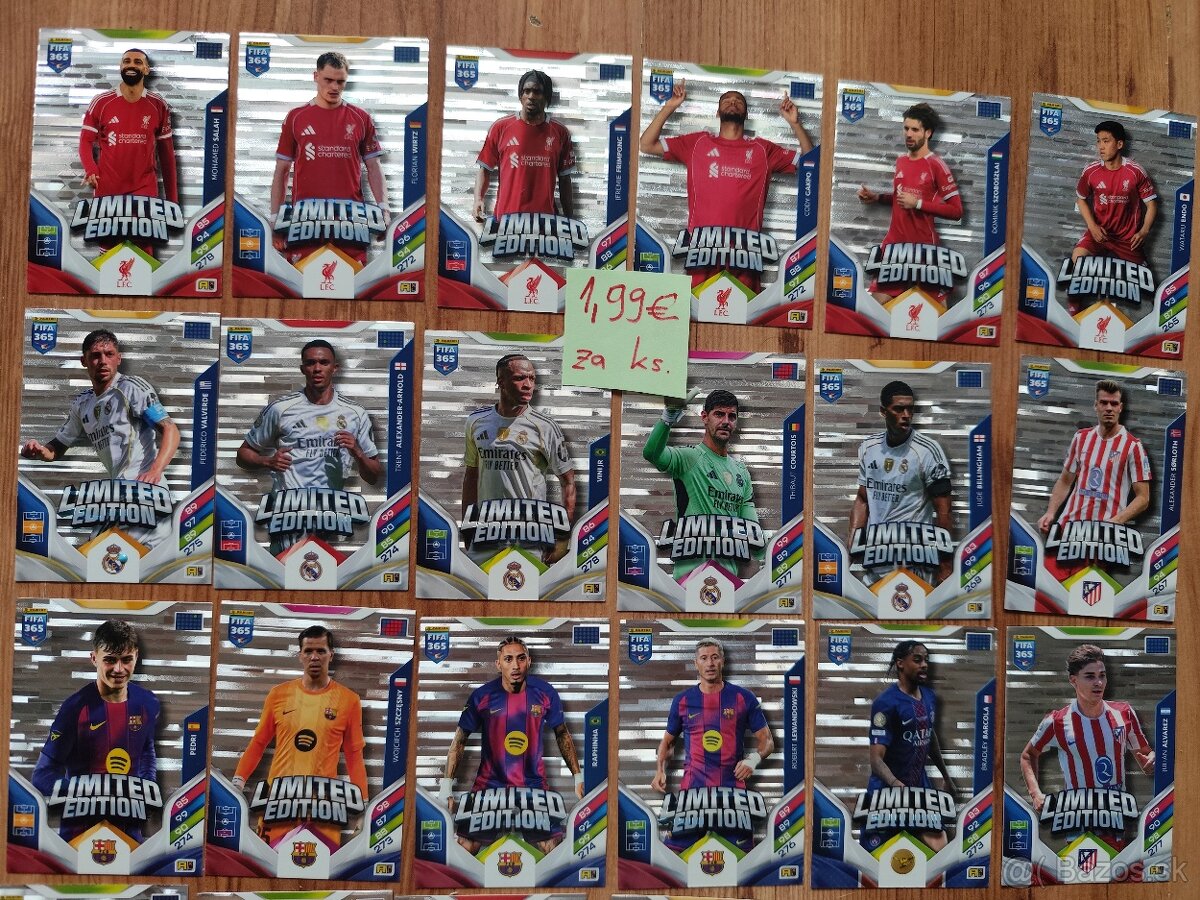 Futbalové kartičky Fifa 365 2026 - limitky - 5