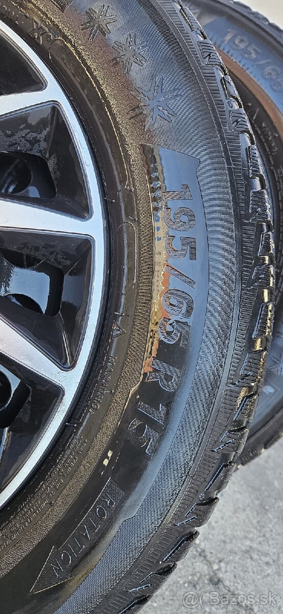 Diky + pneumatiky 195/65 r15 - 5