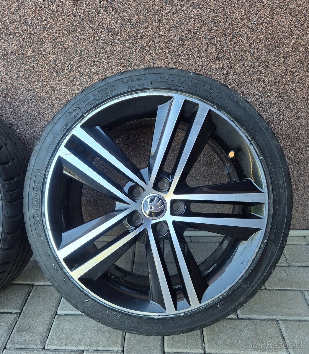 Predám elektróny SKODA RAY 5x100 R17 - 5