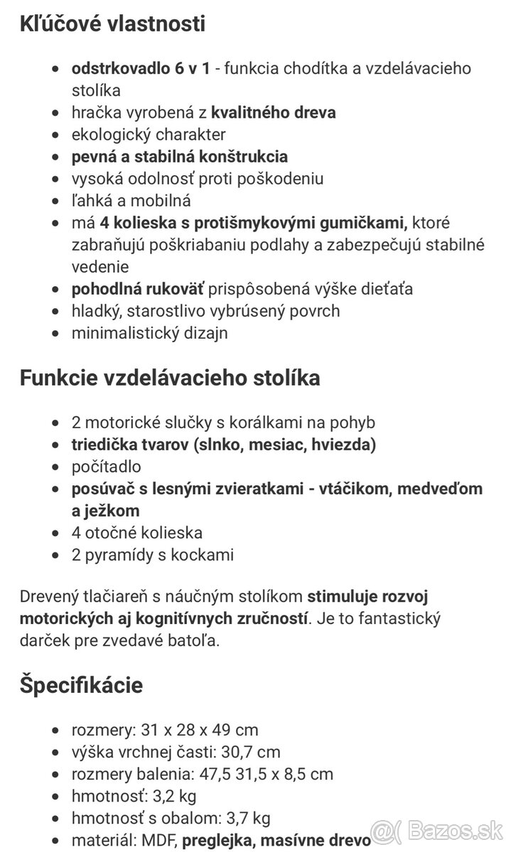 Chodítko 6v1 - 5