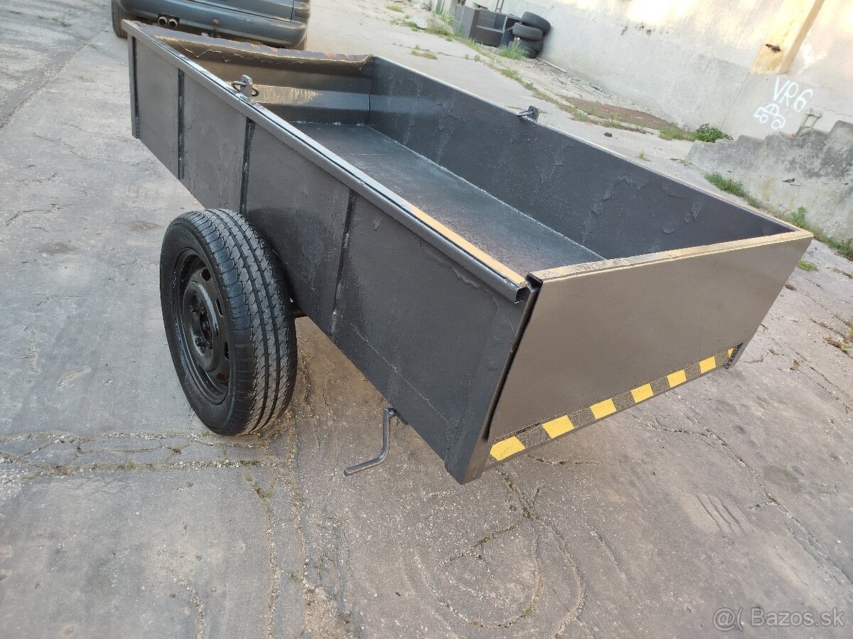 Predám brzdený prívesný vozík/vlečku 200cmx110cmx32cm